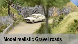 Model realistic gravel road [upl. by Carhart]