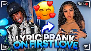 YNW MELLY “SUICIDAL” LYRIC PRANK ON FIRST LOVE 😍 SHE WANTS ME BACK 😱👀 [upl. by Bealle]