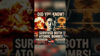 The Man Who Survived Both Atomic Explosion  DidYouKnow hiroshima nagasaki [upl. by Lizette]