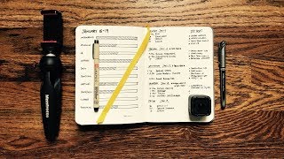 A Minimalist Bullet Journal Week The 10 Blocks of Time Productivity Planning [upl. by Enirol]