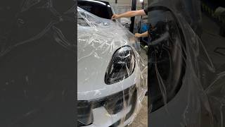 Porsche Macan S  Full Hood PPF  One Piece Installation [upl. by Ainod]