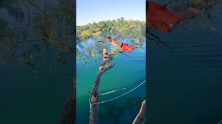 Close call 💦 døds diving cliffdiving parkour pk freerunning [upl. by Kidder]