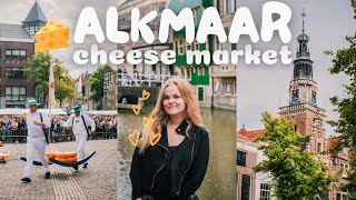 Visiting Alkmaar and its cheese market 🧀 Netherlands travel vlog amp guide [upl. by Onitnerolf199]