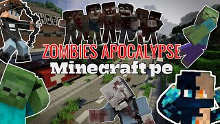 ✅️PACK de Mods APOCALYPSE ZOMBIE para MINECRAFT Pe 120🧟‍♂️ [upl. by Acinnor]