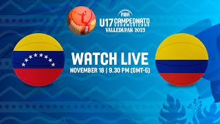 Venezuela v Colombia  Full Basketball Game  FIBA South American U17 Championship 2023 [upl. by Penoyer628]