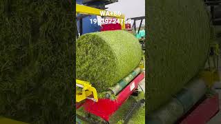 Silage baler baling feed for easy storage [upl. by Biancha]