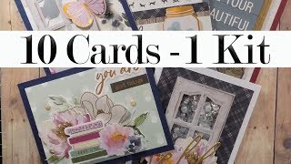 10 Cards  1 Kit – Spellbinders September 2019 Card Kit Part 2 of 2 [upl. by Anitsim]