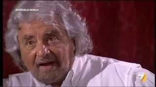 Beppe Grillo lIntervista integrale di Enrico Mentana [upl. by Armillda242]