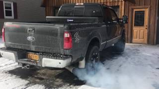 2012 Deleted 67 Powerstroke Cold Start [upl. by Cissie]