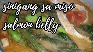 SINIGANG SA MISOSALMON BELLY [upl. by Vaios]