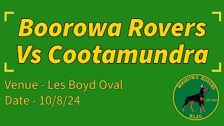 2024 Elimination Final  Boorowa Rovers vs Cootamundra [upl. by Notsirhc]