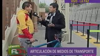 Medios de transporte se únen para fomentar uso de bicicleta [upl. by Cadmarr260]