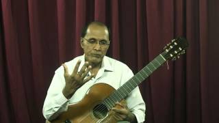 Classical Guitar Lesson Part I By Amaranath Ranatunga [upl. by Sidonius]