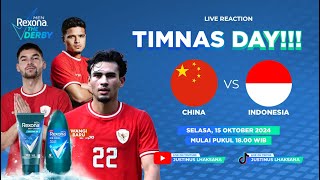 THE DERBY S2 EPS 28 LIVE REACTION TIMNAS DAY  CHINA VS INDONESIA [upl. by Pape967]