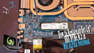 How to Replace or Set Up SSD NVMe M2 in MSI Bravo Notebook 💻 [upl. by Marijn]