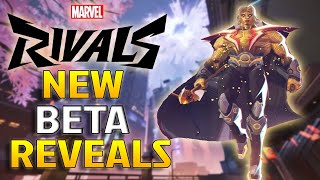 Marvel Rivals EXCLUSIVE CLOSED BETA DETAILS UPDATE [upl. by Nunnery]