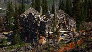 Sperry Chalet 2018 Reconstruction Glacier Park Part 2 of 2 [upl. by Zobe956]