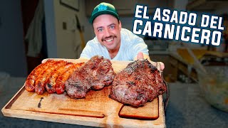 El Asado del Carnicero🔥👌🏻Económico y Delicioso todo por 15 lucas [upl. by Teeniv]