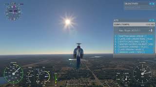 MSFS Bartow FL Airport to Lakeland Linder Helicopter [upl. by Randa]