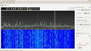 HF2V 15m CW with Funcube Dongle  HF kit [upl. by Amaryllis423]