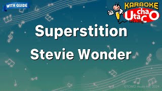 Superstition – Stevie Wonder Karaoke with guide [upl. by Nudd]