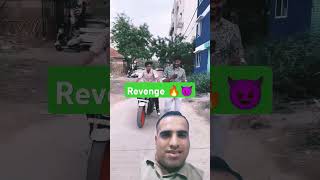 Wait for revenge 😎 shorts funny bobbyprankster ytshorts video [upl. by Ramled]