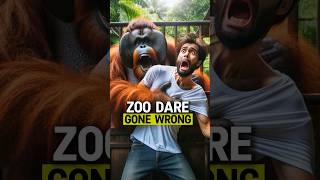 Orangutan Grabs Taunting Man  Wild Encounter shorts animals wildlife orangutan [upl. by Ttezil]