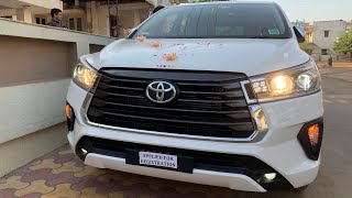 New Toyota Innova Crysta 24 Z  Overpriced but Reliable  Rs27 Lakh  MOTOR DRIVE INDIA [upl. by Deragon]