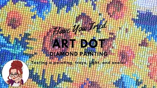 Unboxing Art Dot Diamond Painting Sealer Light and Finish [upl. by Claiborn]