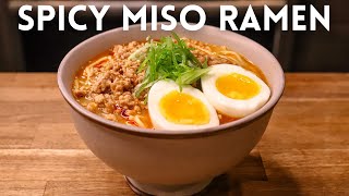 Creamy Spicy Miso Ramen in 15 Minutes [upl. by Braswell]