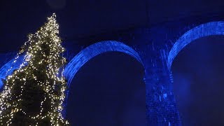 Fackelwanderung durch das Löffeltal zum Weihnachtsmarkt in der Ravennaschlucht Schwarzwald [upl. by Popper]