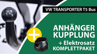 Anhängerkupplung starr VW TRANSPORTER T5 Bus  Bosal Komplettsatz  Montage von Rameder [upl. by Nivlac280]