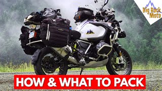 Motorcycle Touring Heres what to take and how to pack it [upl. by Cirda]