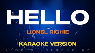 HELLO Lionel Richie  Karaoke Version [upl. by Htial177]