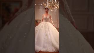 Ball gown wedding dress or long tail wedding dress ⁉️ballgown longtail shorts viral wedding [upl. by Pomeroy]