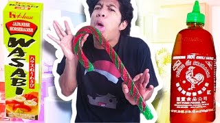 DIY WASSABI amp SRIRACHA CANDY CANE [upl. by Kaehpos231]