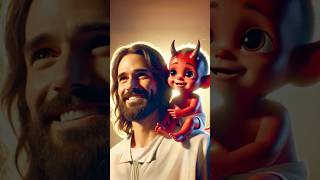 Jesus and the Devil Make Trouble edit shorts fe jesus davil [upl. by Llehcam]