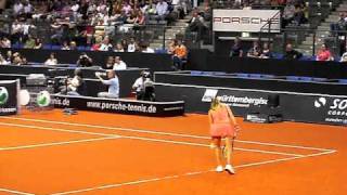 Shahar Peer vs Agnieszka Radwanska  Porsche Tennis Grand Prix 2010 Stuttgart [upl. by Notgnirra282]