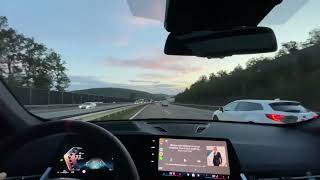 2024 X1 M35i  transmission in Sport mode POV driving Day 2 [upl. by Graner]