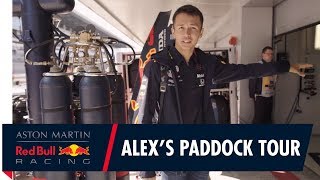 Alex Albons Russian Grand Prix Paddock Tour [upl. by Loesceke]