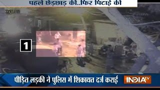 Caught On CCTV Molested Girl Family Beaten Up by Goons in Delhi [upl. by Ahsiakal998]