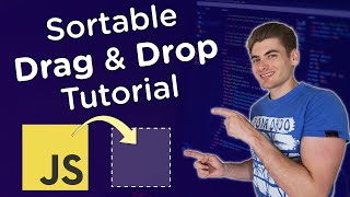 How To Build Sortable Drag amp Drop With Vanilla Javascript [upl. by Acissev]