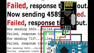 nRF24L01 HOW TO FIX Now sending  failed Failed response timed out RF24 nRF24 [upl. by Herr]