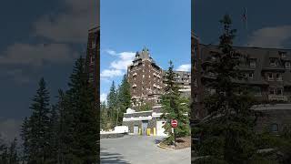 Harry Potter vibes at Fairmont Banff Springs Hotel in Alberta Canada canada banff banffcanada [upl. by Lanctot417]