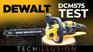 🔥EXTREMETEST DeWalt 5460V Cordless Chainsaw DCM575N in test😱  DeWalt battery chainsaw DCM575N [upl. by Nylanej741]