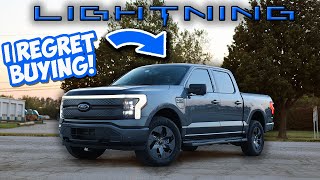 Why I Regret Buying the Ford F150 Lightning EV Truck [upl. by Ekralc]