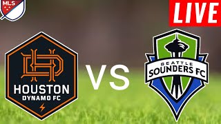 Houston Dynamo vs Seattle Sounders Live Score l Major League Soccer 2024 [upl. by Eleen]