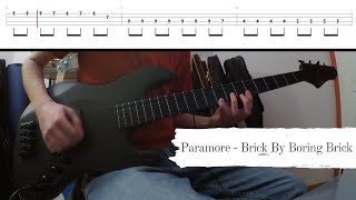 Paramore  Brick By Boring Brick  Bass Cover amp Tabs [upl. by Emalee448]