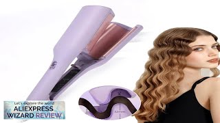 32mm Electric Hair Curler Egg Roll Hair Styling Appliances Fast Heating Automatic Review [upl. by Dnalsor]