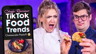 Chefs Test and Review TikTok Food Trends Ft PoppyCooks  Sorted Food [upl. by Nirual]